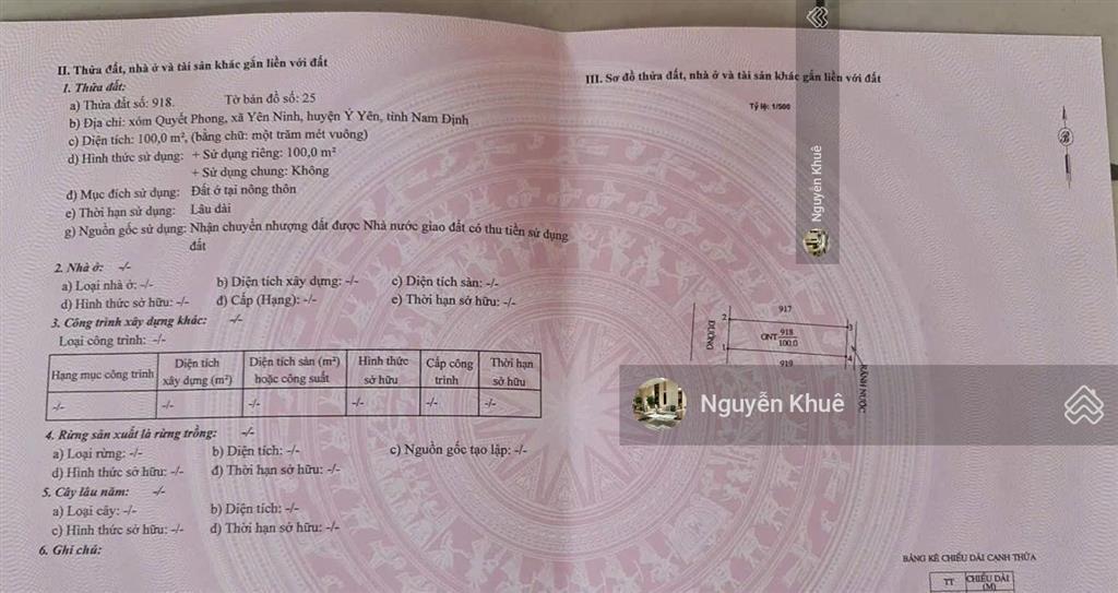 Chính chủ bán đất phân lô đấu giá 100m2, giá 22tr/m2.  0936 363 ***