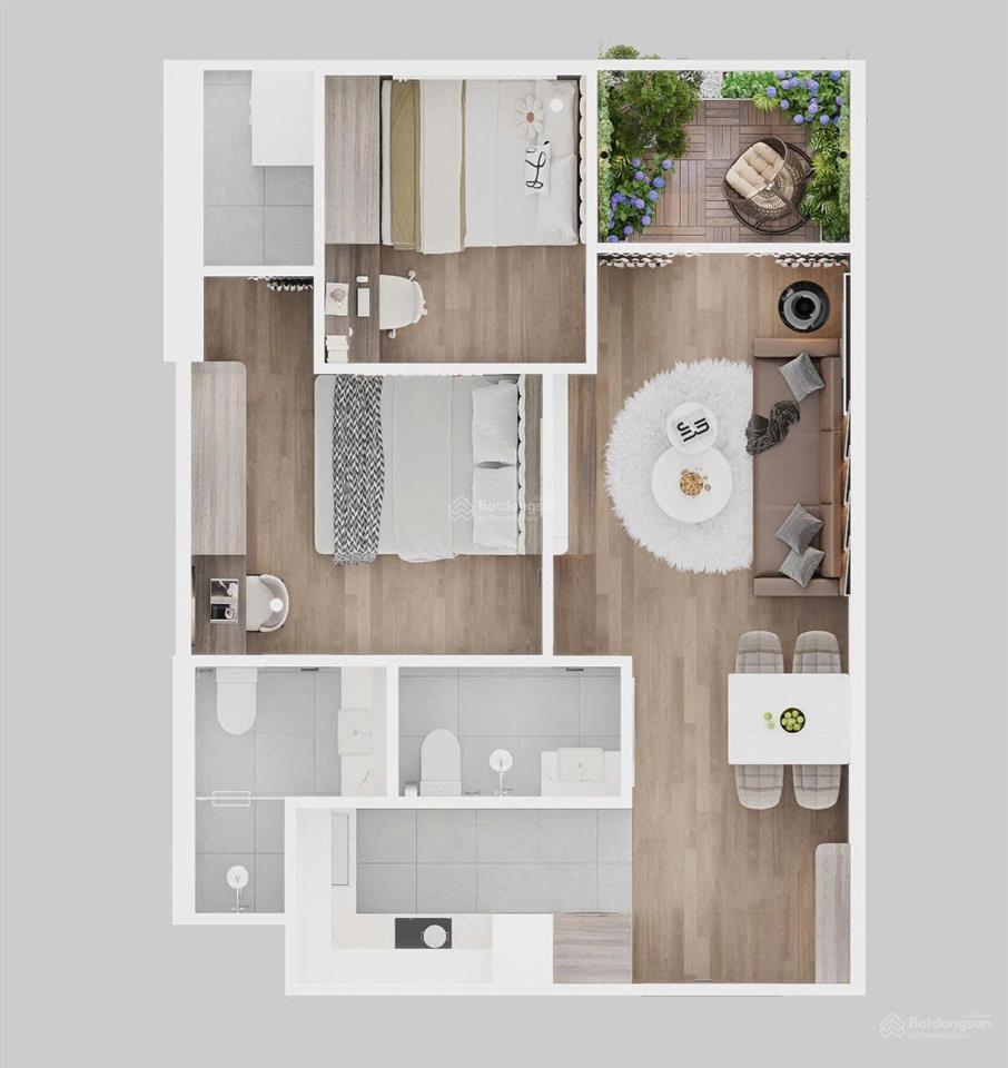 Chính chủ cần bán căn hộ chung cư hud3 kđt linh đàm, 57 m2, sổ đỏ 0338 739 ***