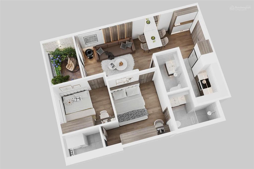 Chính chủ cần bán căn hộ chung cư hud3 kđt linh đàm, 57 m2, sổ đỏ 0338 739 ***