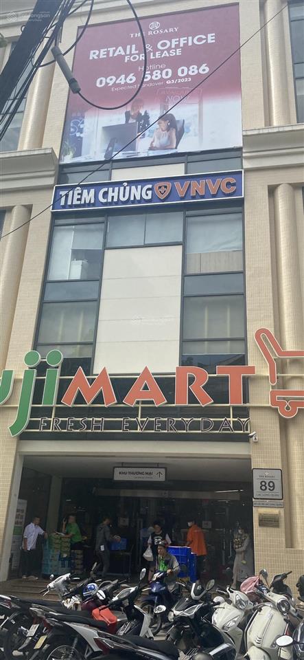 Cho thuê văn phòng tòa the rosary 89 lạc long quân 150m2, giá 120 nghìn/m2/th
