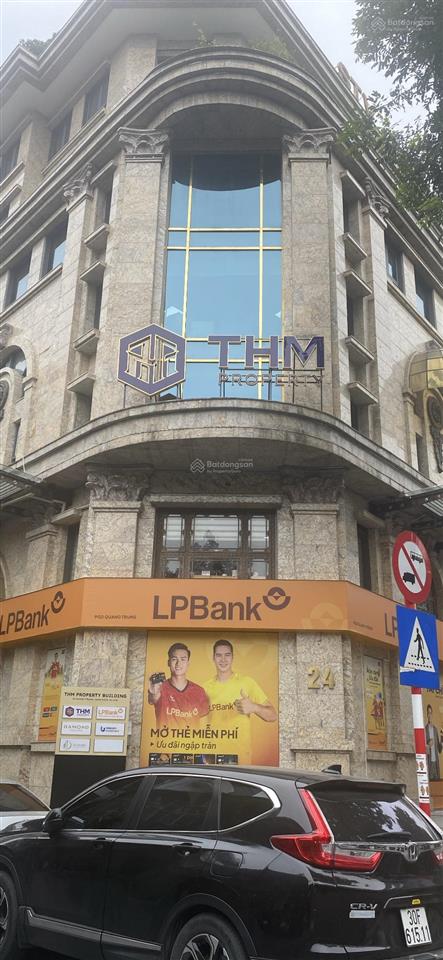 Cho thuê vp toà trần gia building trần quốc toản hoàn kiếm 150m2 giá 200 nghìn/m2/th