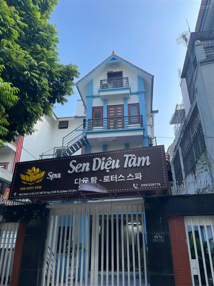 Cho thuê nhà biệt thự mễ trì hạ. dt 170m2, 4 tầng, mt 9m, có pccc. giá 45 triệu