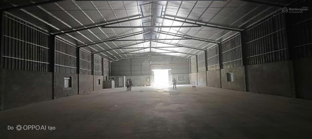 Cho thuê kho xưởng lai xá, hoài đức. dt 650m2, xe cont đỗ cửa. giá 90 nghìn/m2/th