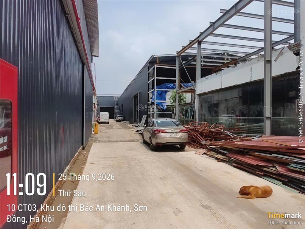 Cho thuê kho xưởng mặt đại lộ thăng long. dt 900m2, có pccc vách tường. giá 100 nghìn/m2
