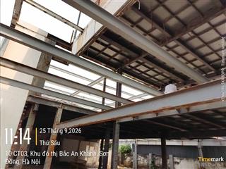 Cho thuê kho xưởng mặt đại lộ thăng long. dt 900m2, có pccc vách tường. giá 100 nghìn/m2