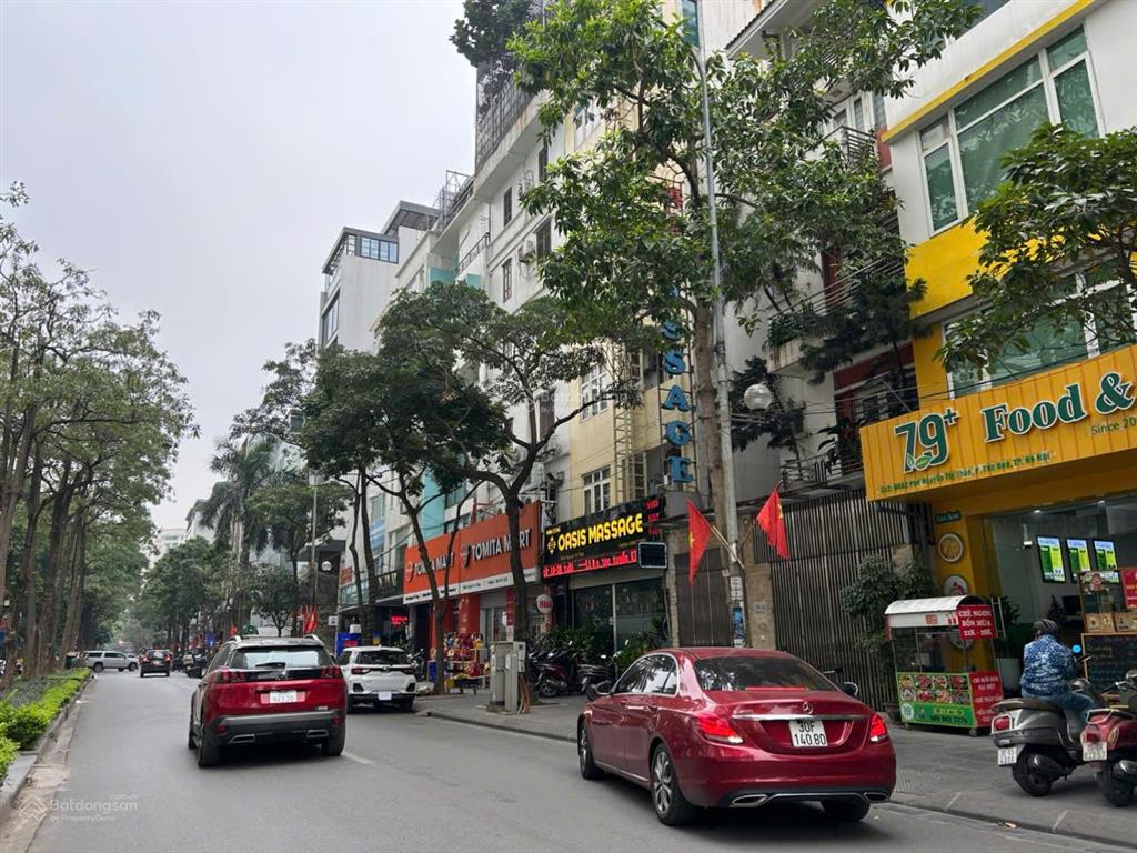 Nhà phố nguyễn thị thập  cầu giấy, dt 82m2 5 tầng, mt 7m, vỉa hè ô tô tránh  kd víp, nhỉnh 44 tỷ