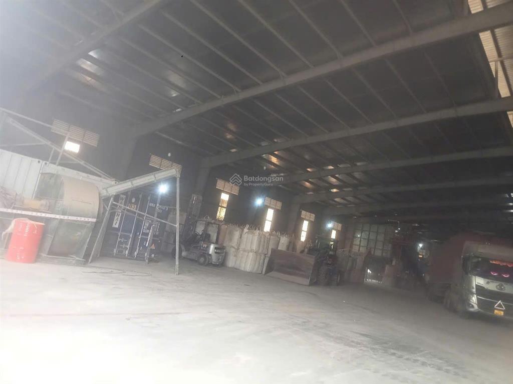 Cho thuê kho xưởng ql5 mỹ hào, dt 3000m2