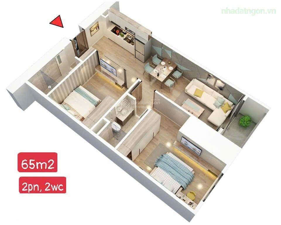 Chính chủ gửi bán căn hộ 65 m2 chung cư usilk 104 , dự kiến quý 4/2026 nhận nhà , giá 50 triệu