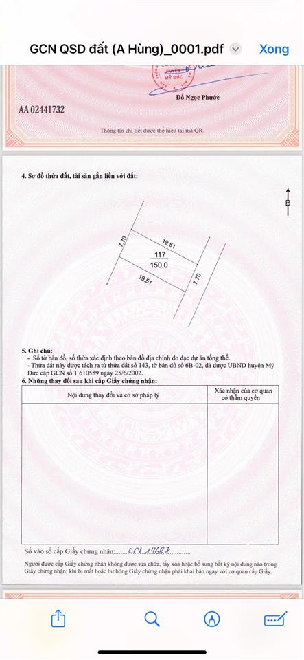 Chính chủ bán lô đất 150m2 full thổ cư bao sổ an phú, mỹ đức phù hợp nghỉ dưỡng ở lâu dài