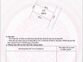 Chính chủ bán lô đất 150m2 full thổ cư bao sổ an phú, mỹ đức phù hợp nghỉ dưỡng ở lâu dài