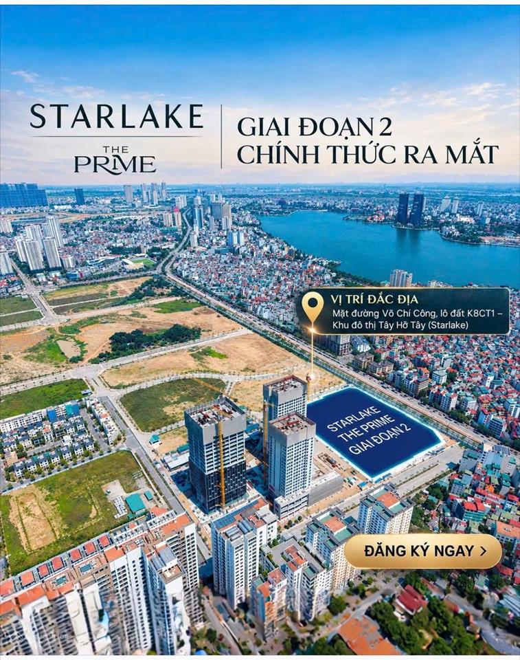 Mở bán căn 4pn  144m2 view trọn hồ tây tại starlake the prime giai đoạn 2,  ngay 0987 314 ***