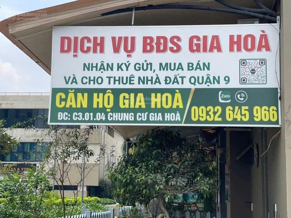 Cho thuê căn hộ gia hòa q.9 nội thất đủ 9.5tr