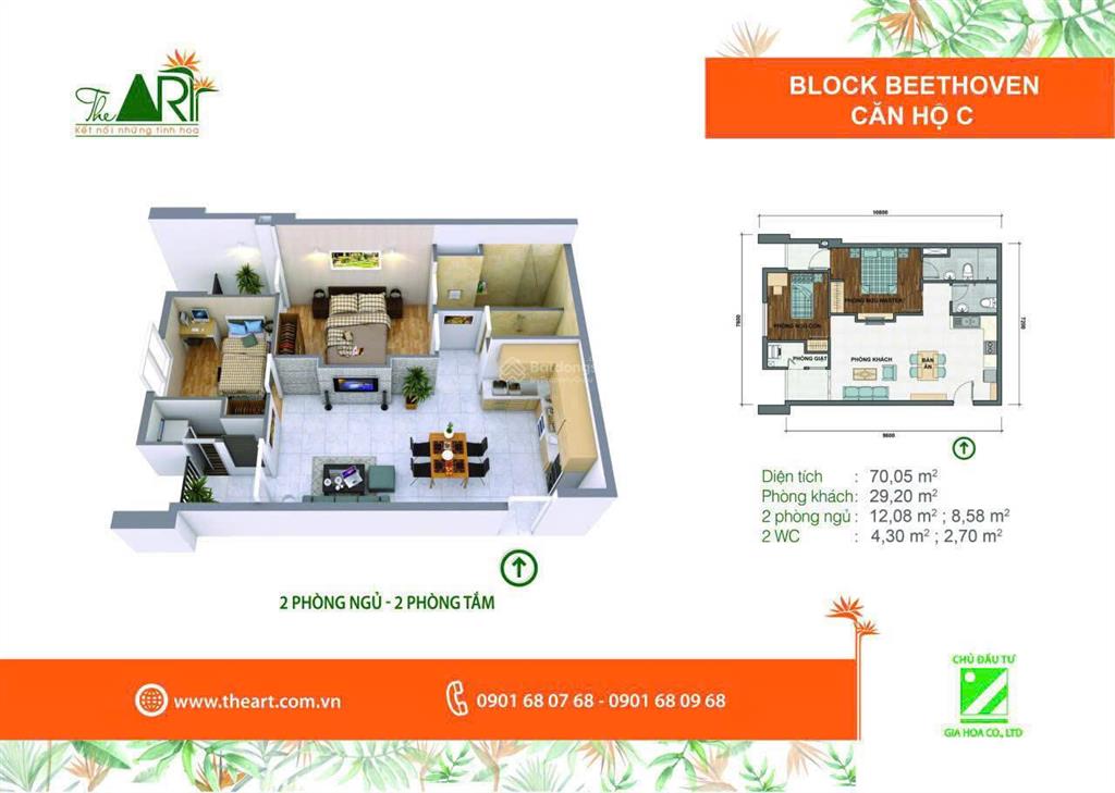 Chủ gửi bán căn hộ gia hòa nhà mới thiết kế lại giá cực tốt