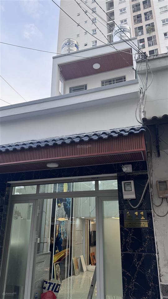 Nhà phố đường phan văn hớn vào 100m 1tr 2 lầu