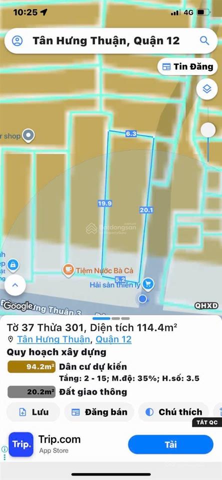 Bán nhà mặt tiền đông hưng thuận3. p dht quận 12 tphcm