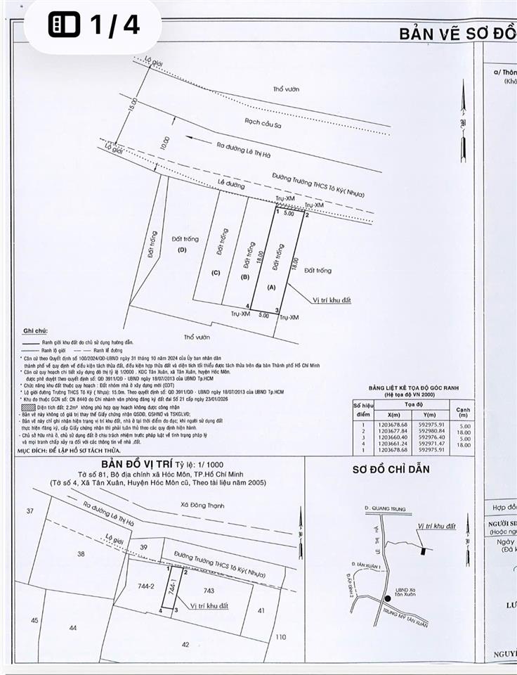 Bán gấp lô đất mặt tiền tô ký 12 hóc môn