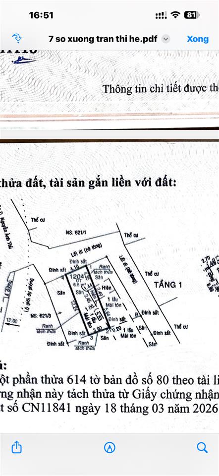 Đất bán đường xe hơi nguyễn ảnh thủ, phường tân chánh hiệp, quận 12
