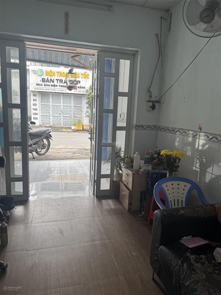 Cho thuê nhà mặt tiền đường đông hưng thuận 17 quận 12