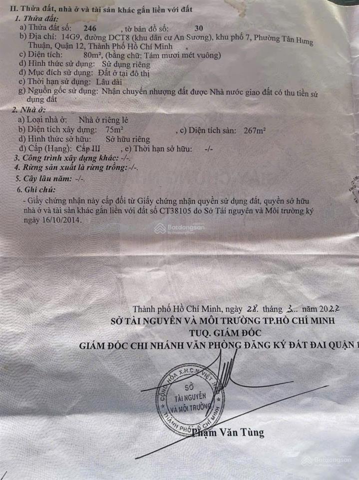 Nhà bán khu dân cư an sương phường đông hưng thuận quận 12