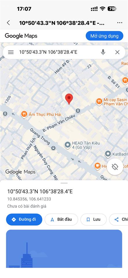 Bán đất 1 xẹt phạm văn chiêu phường 14 gò vấp