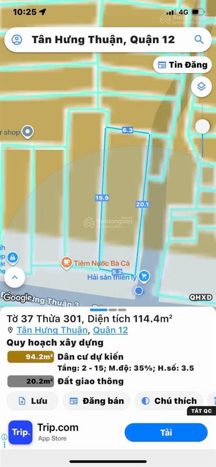 Bán nhà mặt tiền đông hưng thuận, quận 12