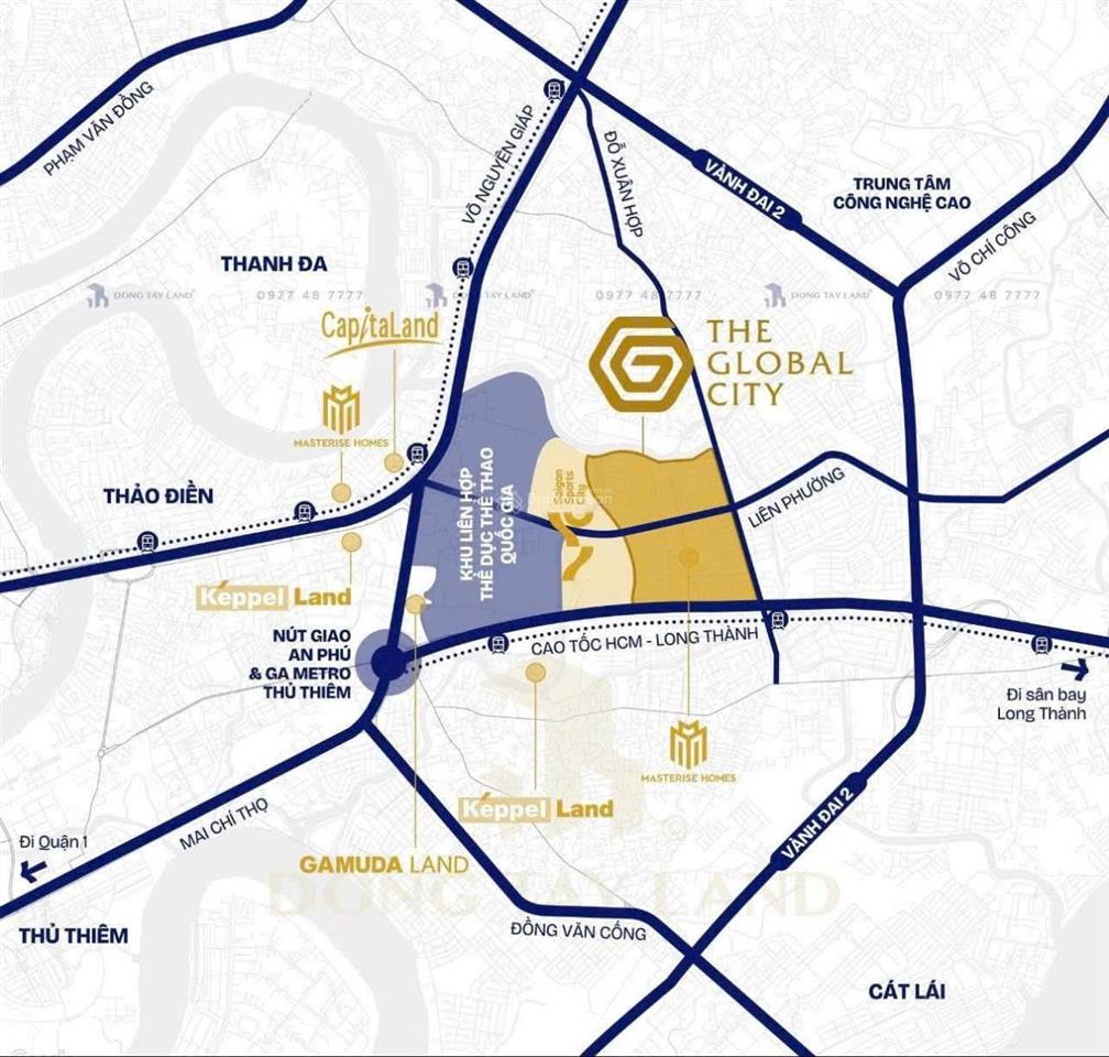 Đô thị sinh thái "the global city", tp thủ đức (quận 2 cũ)