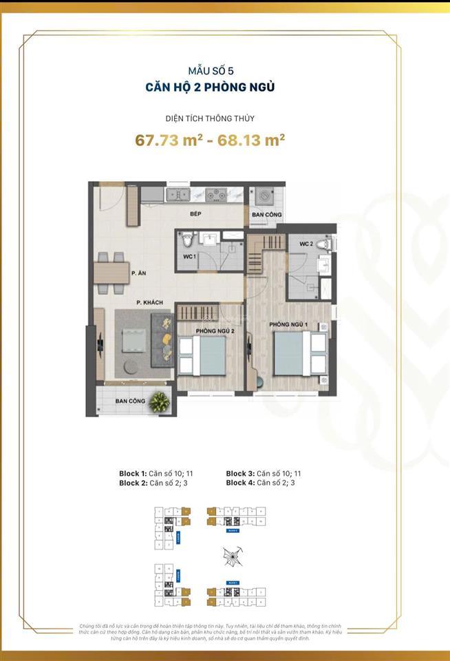 Giá cực sốt chỉ 6,7 tỷ vat all in  73m2 căn góc 2pn 2wc  victoria village quận 2