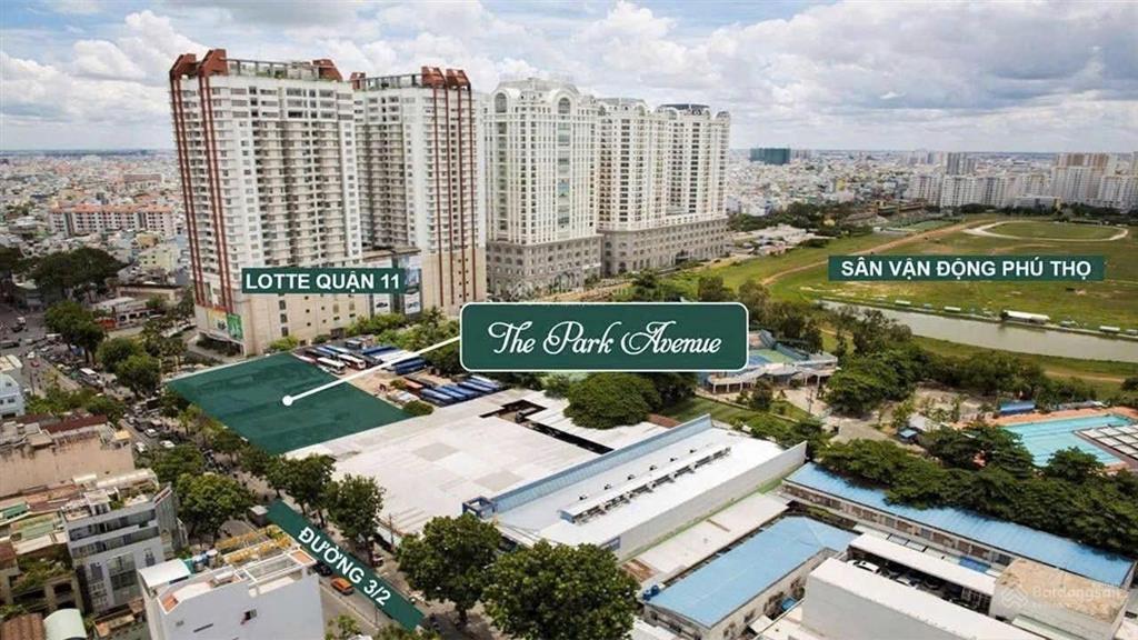 Bán căn góc 3pn the park avenue  mặt tiền đường 3/2. tầng cao view sân vận động phú thọ.