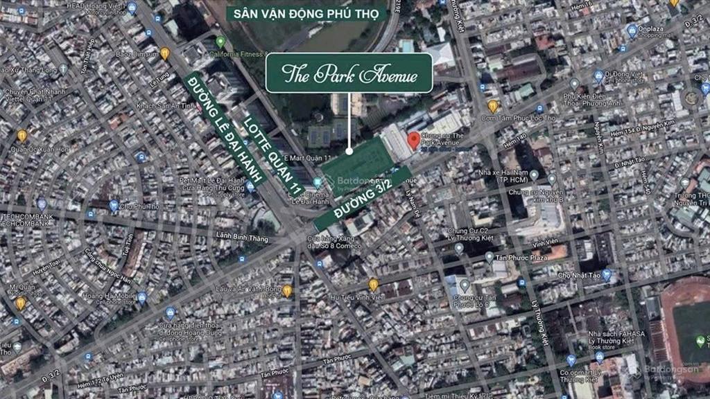 Bán căn góc 3pn the park avenue  mặt tiền đường 3/2. tầng cao view sân vận động phú thọ.