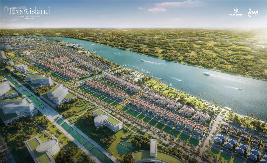 Rổ hàng vip riêng sàn nam long biệt thự view sông elyse island, tt giãn 3 năm, ck khủng 6,5%