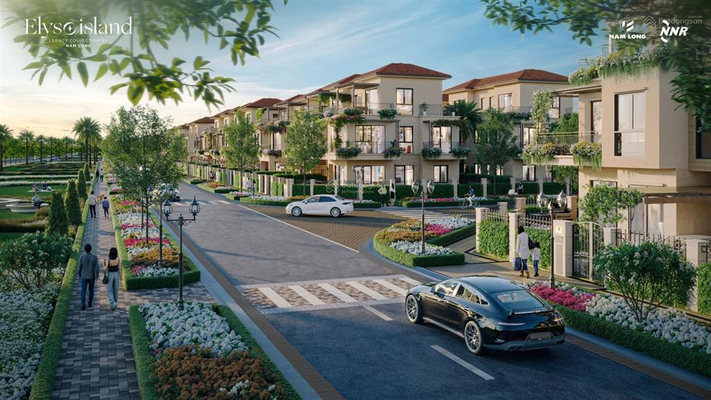 Rổ hàng vip riêng sàn nam long biệt thự view sông elyse island, tt giãn 3 năm, ck khủng 6,5%