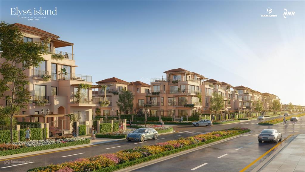 Rổ hàng vip riêng sàn nam long biệt thự view sông elyse island, tt giãn 3 năm, ck khủng 6,5%