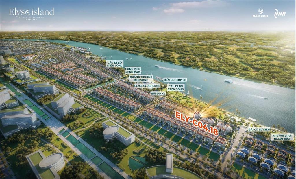 Bán dinh thự view sông elyse island, hàng hiếm, vị trí cực vip cho giới tinh hoa, mua trực tiếp cđt