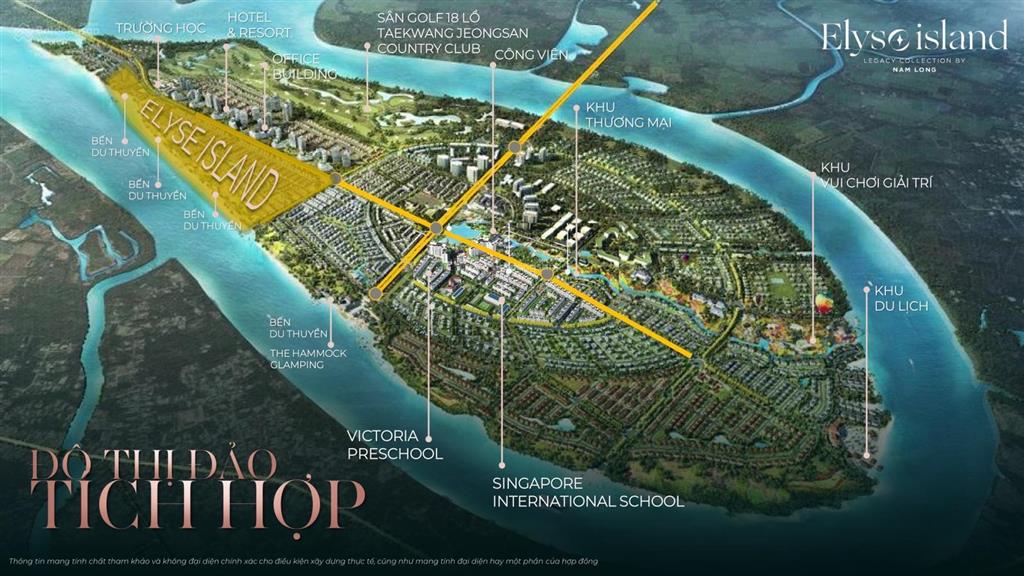 Bán dinh thự view sông elyse island, hàng hiếm, vị trí cực vip cho giới tinh hoa, mua trực tiếp cđt