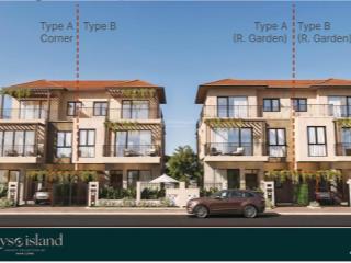 Bán biệt thự song lập mặt tiền đường lớn 30m dự án elyse island, thanh toán 24 tháng, ck khủng 6,5%