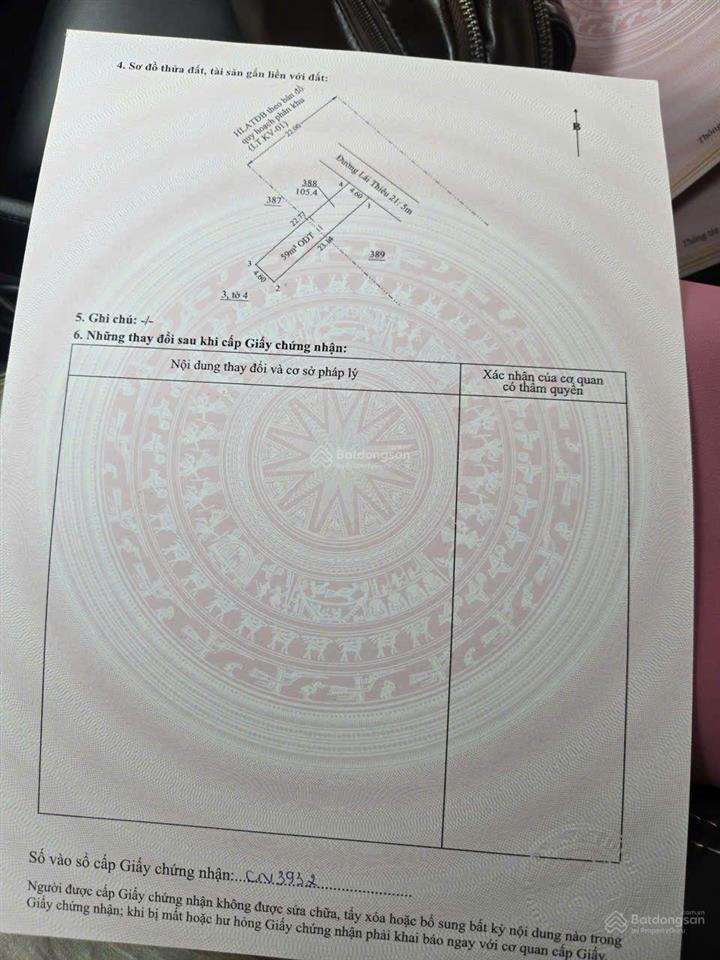 Giá 3.4 tỷ sở hữu đất 105m2 lái thiêu tiềm năng sổ riêng gần sân golf, kcn vsip 1