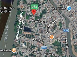 Giá 4tỷ2 có diện tích 148,9m2 (6,5x21m) thổ cư 100%. đường ôtô thông thoáng gần chợ lái thiêu