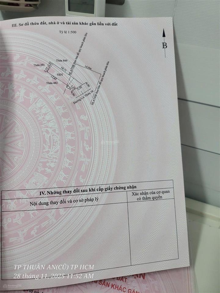 Bán đất nhựa ngay kế bên lotte lái thiêu giá 3,45 tỷ