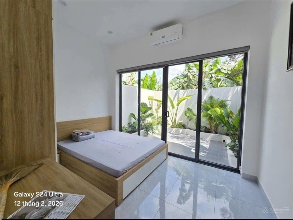 Bán nhà lái thiêu 3 phòng ngủ + sân ôto giá 4.2 tỷ full nội thất máy lạnh,giường niệm