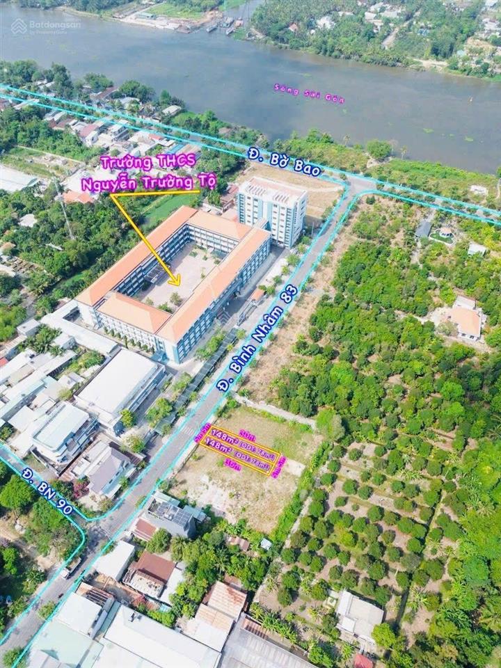 Chính chủ gửi bán đất ngay trường nguyễn trường tộ 148m2 giá 6.2 tỷ gần sông sài gòn