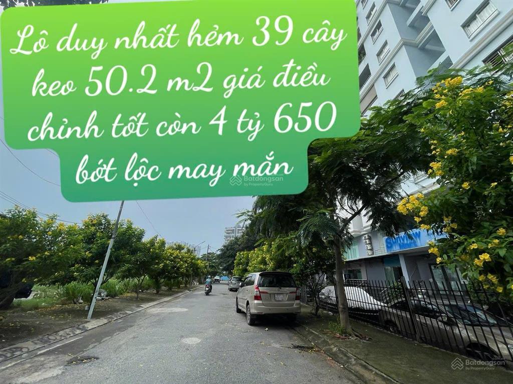 Đất hẻm 39 cây keo giá 4.650 tỷ đường 5m