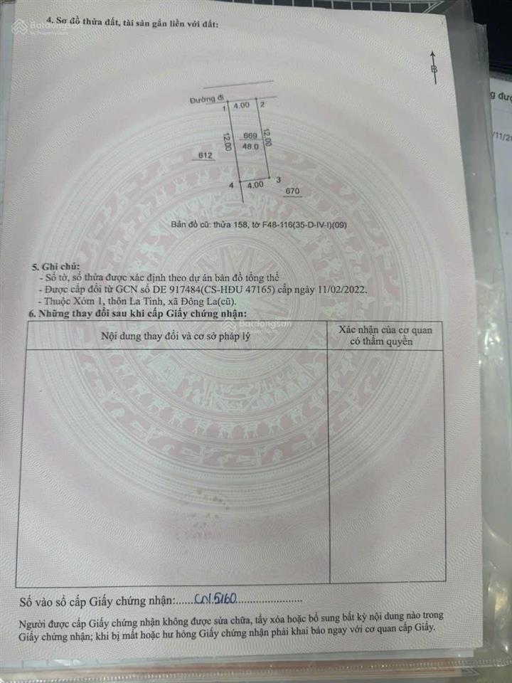 Cc bán nhà cấp 4 vuông vắn đẹp như vẽ dt 48m2 đất thổ cư đường la tinh 1 đông la an khánh tp hà nội