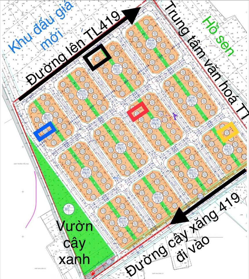 Chính chủ bán 150m2 đất đấu giá đại đồng giá 3x