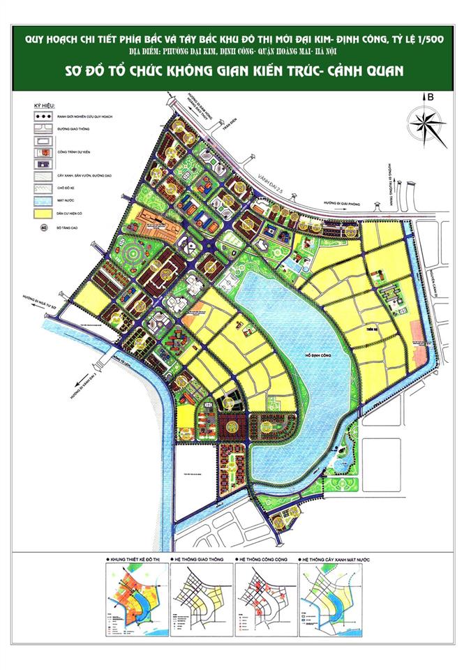 Nhượng suất vành đai 2.5 dự án kđt đại kim định công mở rộng. 145tr/m2
