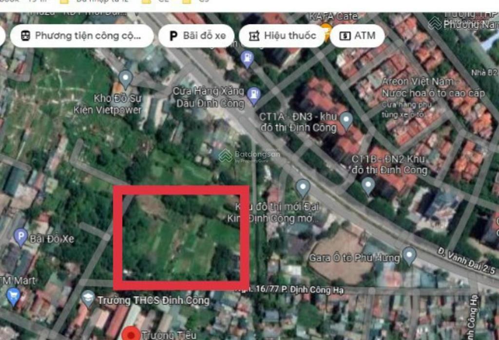 Hơn 4 tỷ, tôi cần nhượng suất đầu tư tt2.1  75m mt 5,2m  sát vành đai 2.5  kđt định công mở rộng