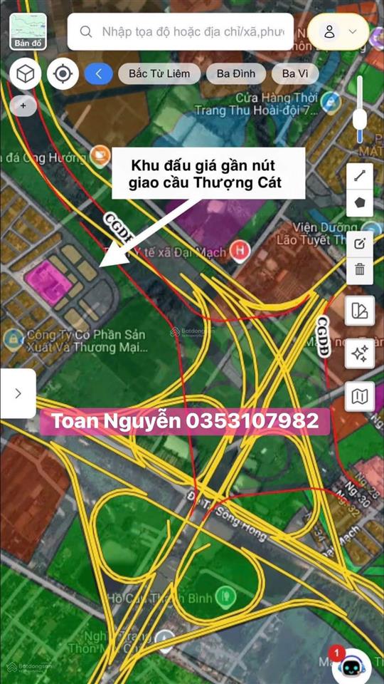 Cần bán gấp đất đấu giá mạch lũng  thiên lộc, hn