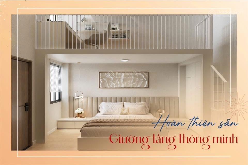 Căn hộ 2pn1wc thiết kế 2 tầngtrần cao 5m3 lk phạm văn đồng hỗ trợ ls 10% 3 năm