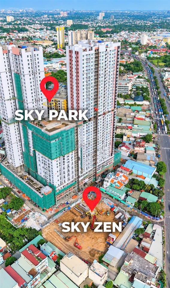 Vốn 350tr sở hữu căn hộ skyzen giá 2,1 tỷ  trục phạm văn đồng  bàn giao full nội thất