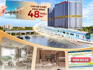 Căn 1pn duy nhất tháp gió đông view trực diện sông, giỏ hàng độc quyền trực tiếp pkd an gia