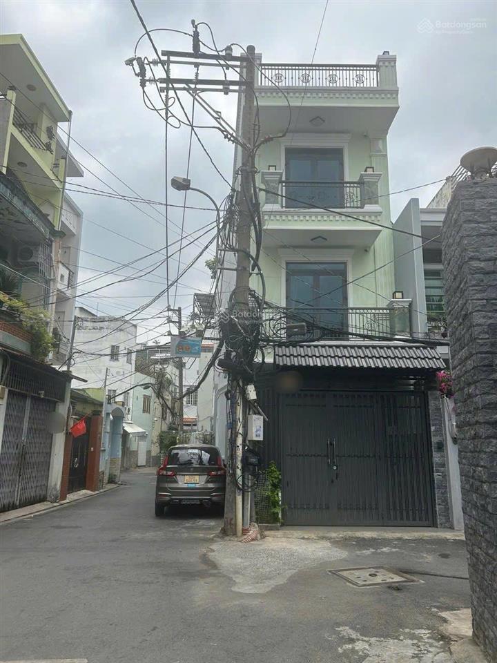 Cho thuê nhà 2 mặt tiền, hẻm 7m lạc long quân, p8, tân bình, dt 4,5x17m, nh 6m, 3 lầu mới, 4pn, 6wc